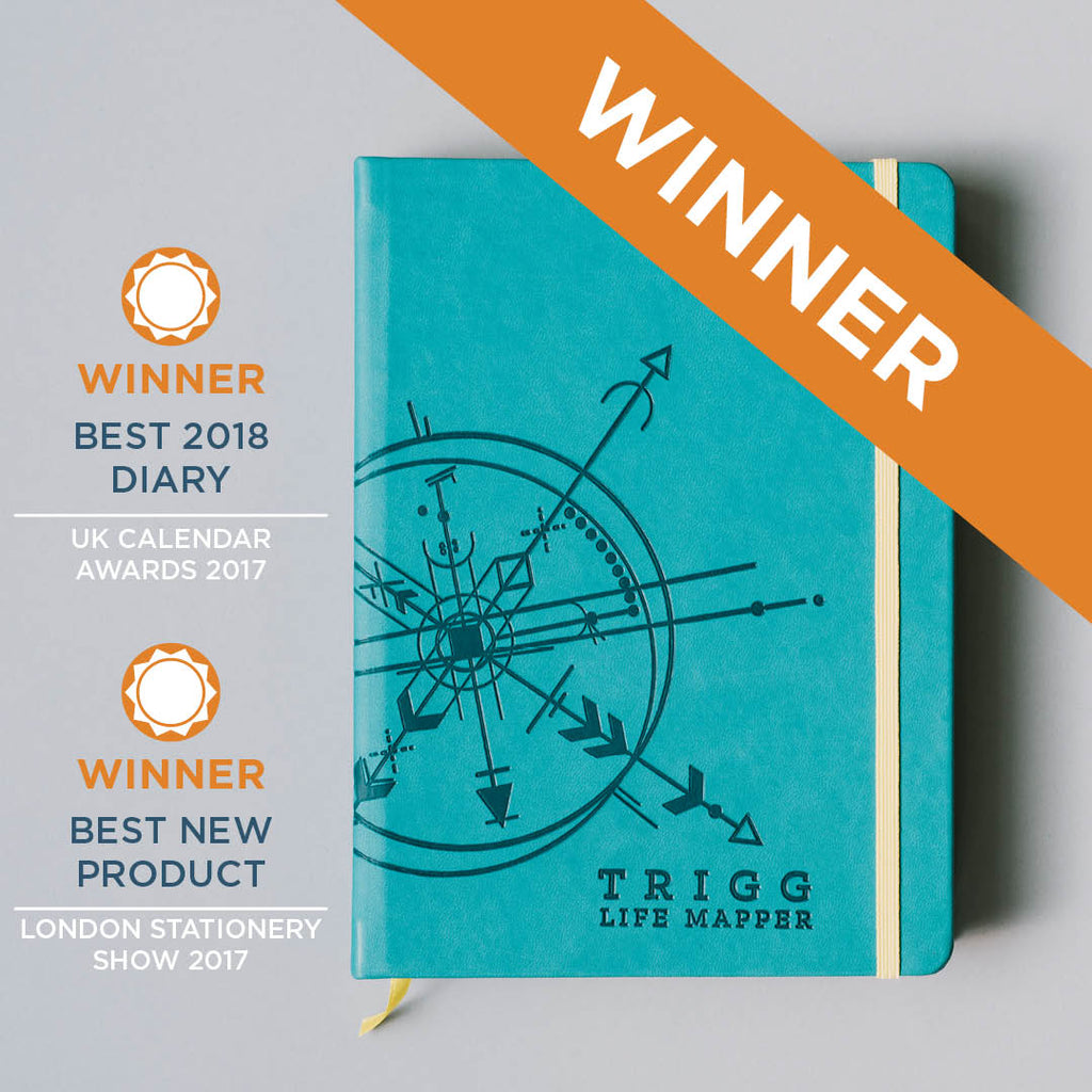 Trigg wins "Best 2018 Diary" at the UK Calendar Awards, London